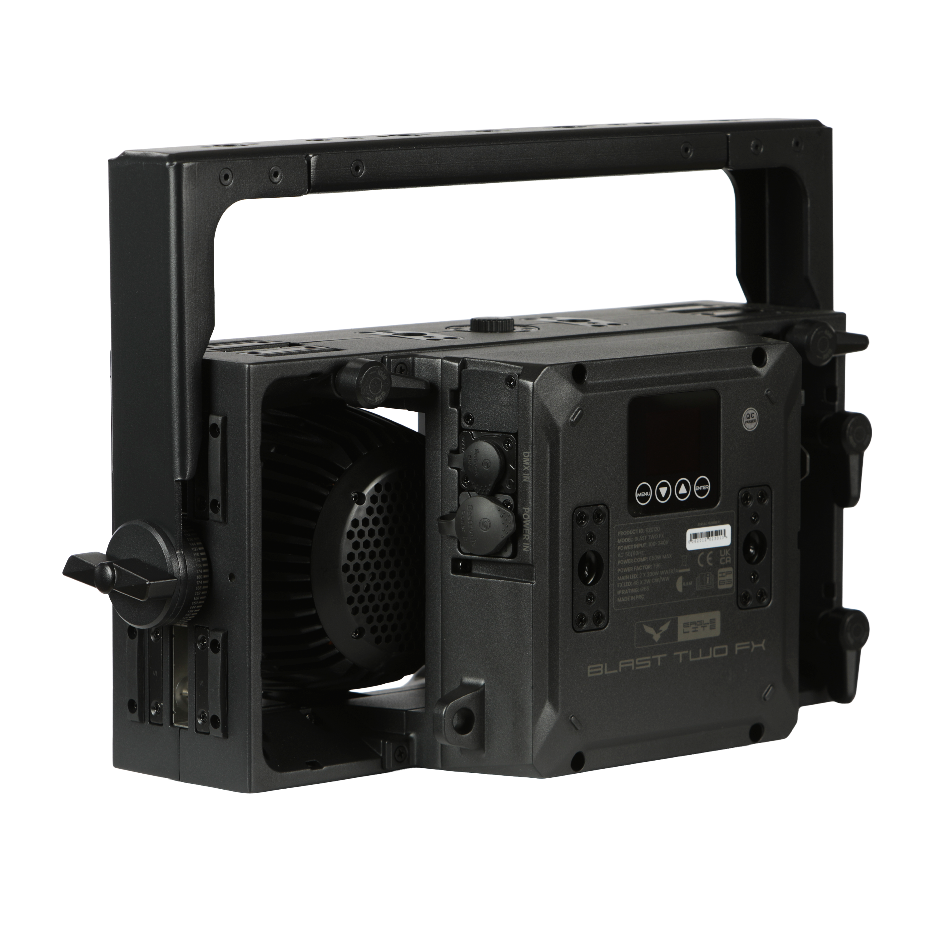 BLAST TWO FX IP65 LED blinder – transparent produktvisning 4