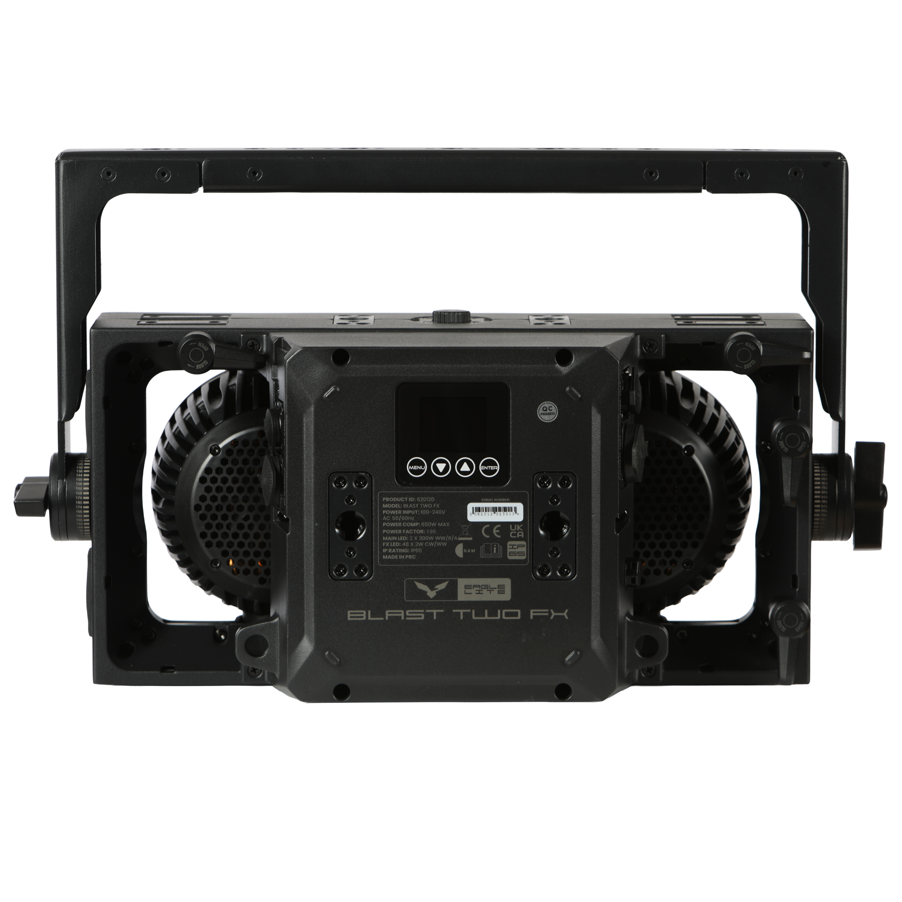 BLAST TWO FX IP65 LED blinder – transparent produktvisning 5
